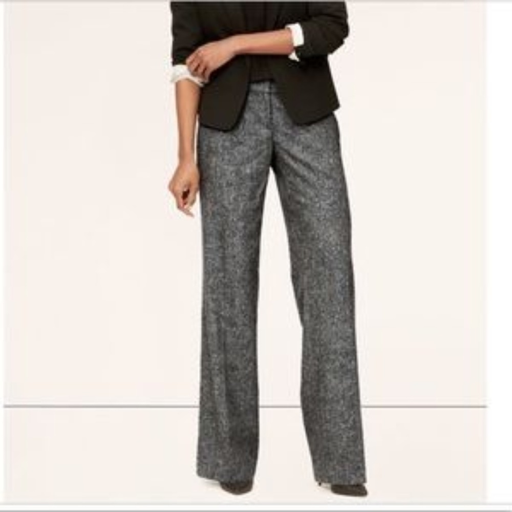 East 5th Secretly Slender Gray Tweed Trousers